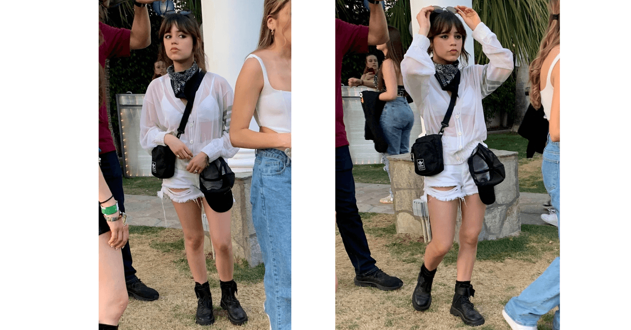 El look de Jenna Ortega en Coachella 2023