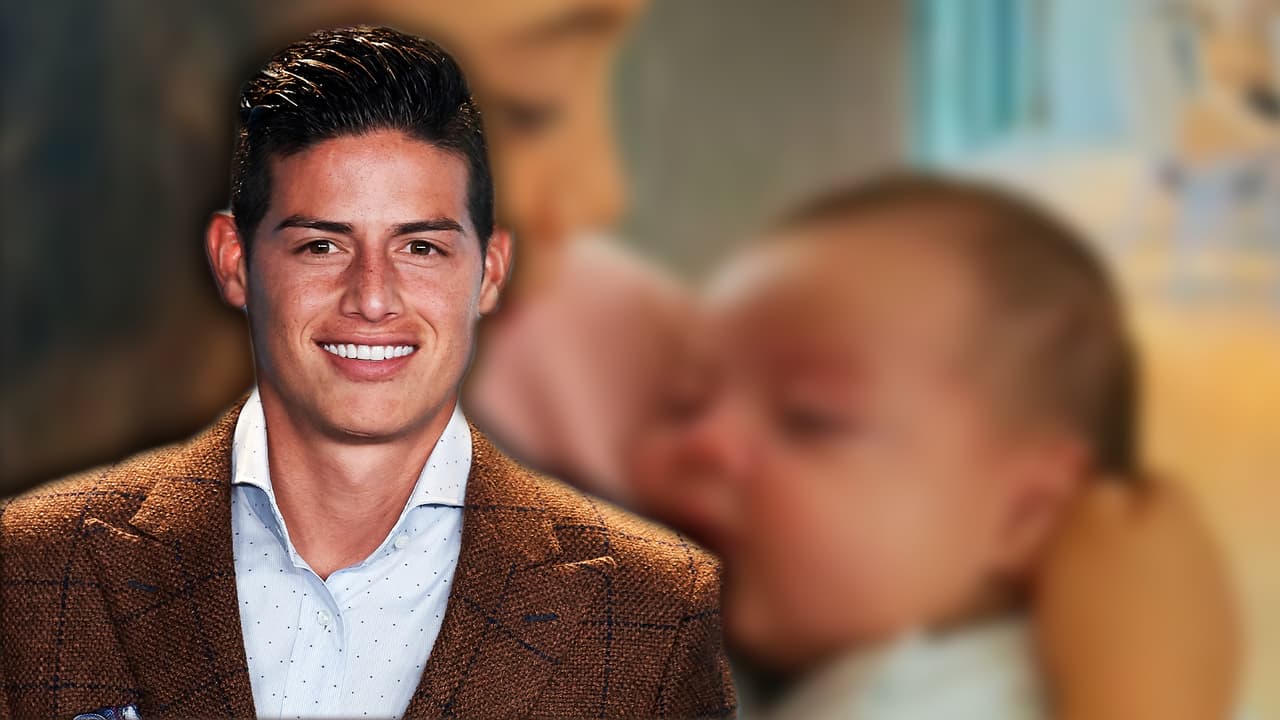 James Rodríguez muestra por primera vez el rostro de su hijo Samuel (alerta de ternura)