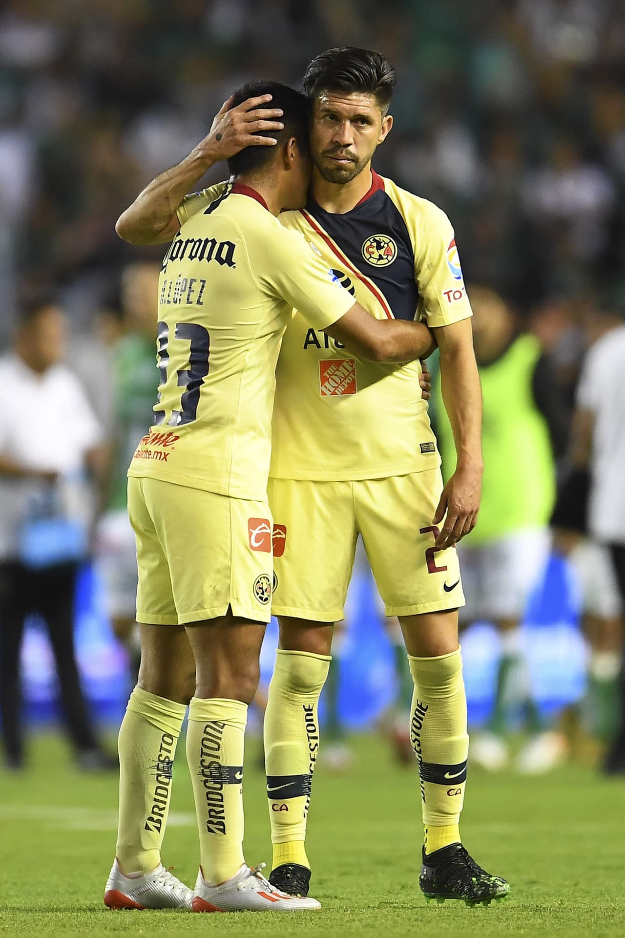 El último gol que marcó Oribe en un partido de liga fue el 22 de septiembre de 2018, ante Puebla.