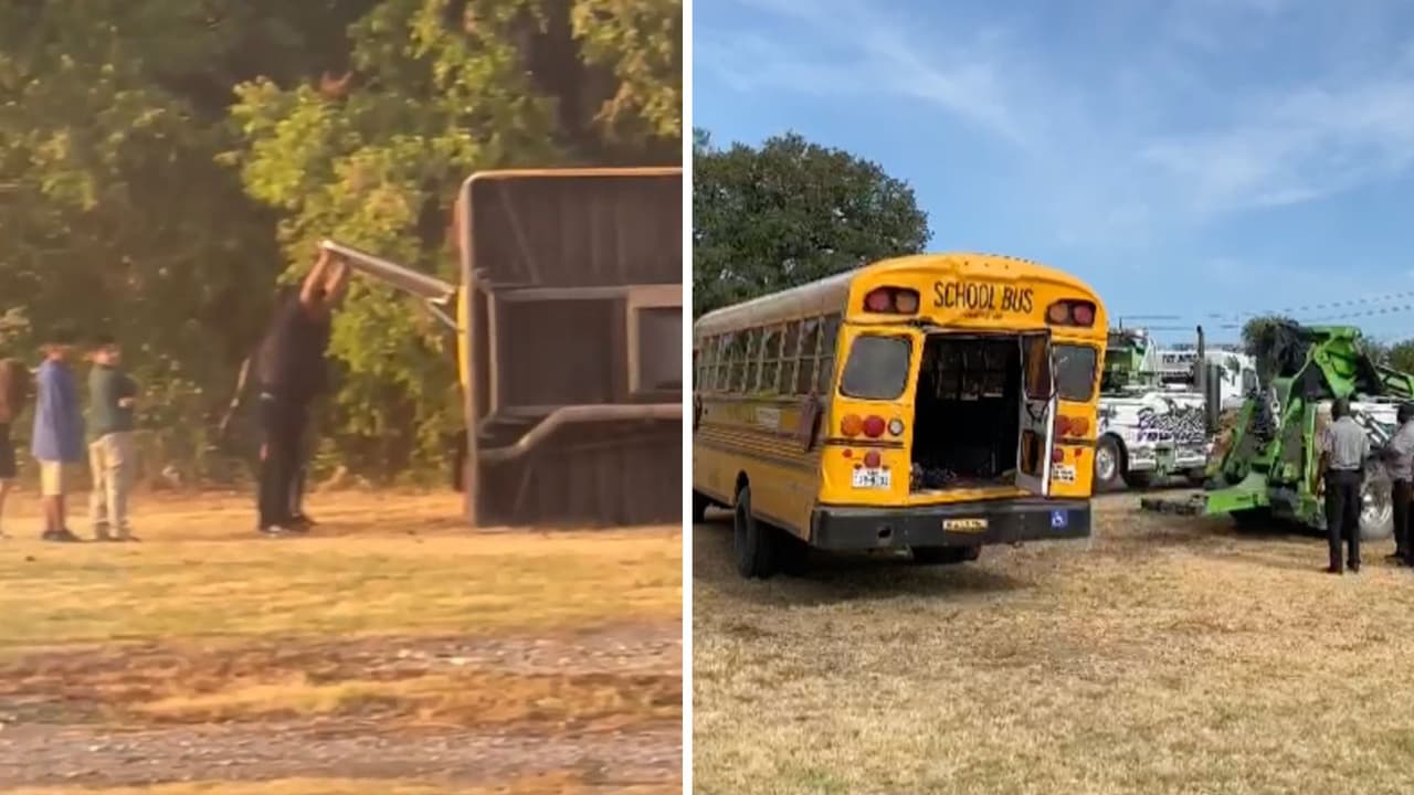 Papás del Metroplex dicen sentir enojo y preocupación, tras volcadura de autobús escolar