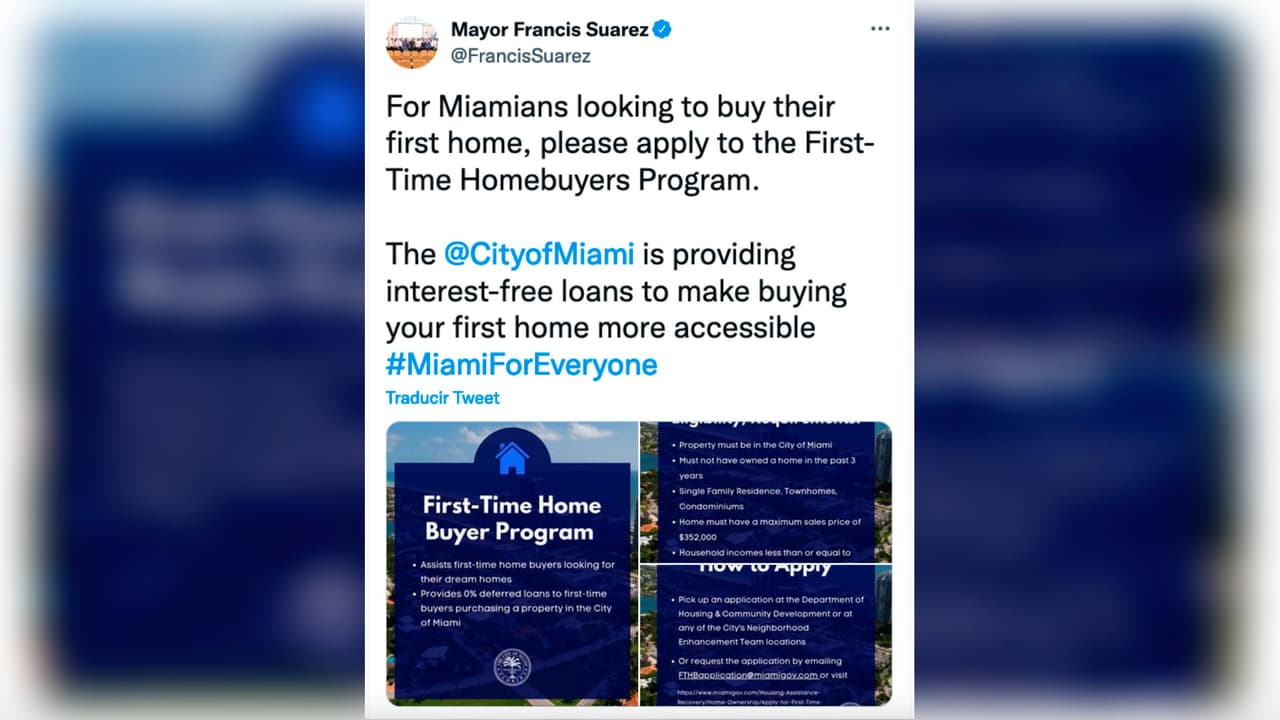 Miami ofrece programa ayuda comprar vivienda por primera vez