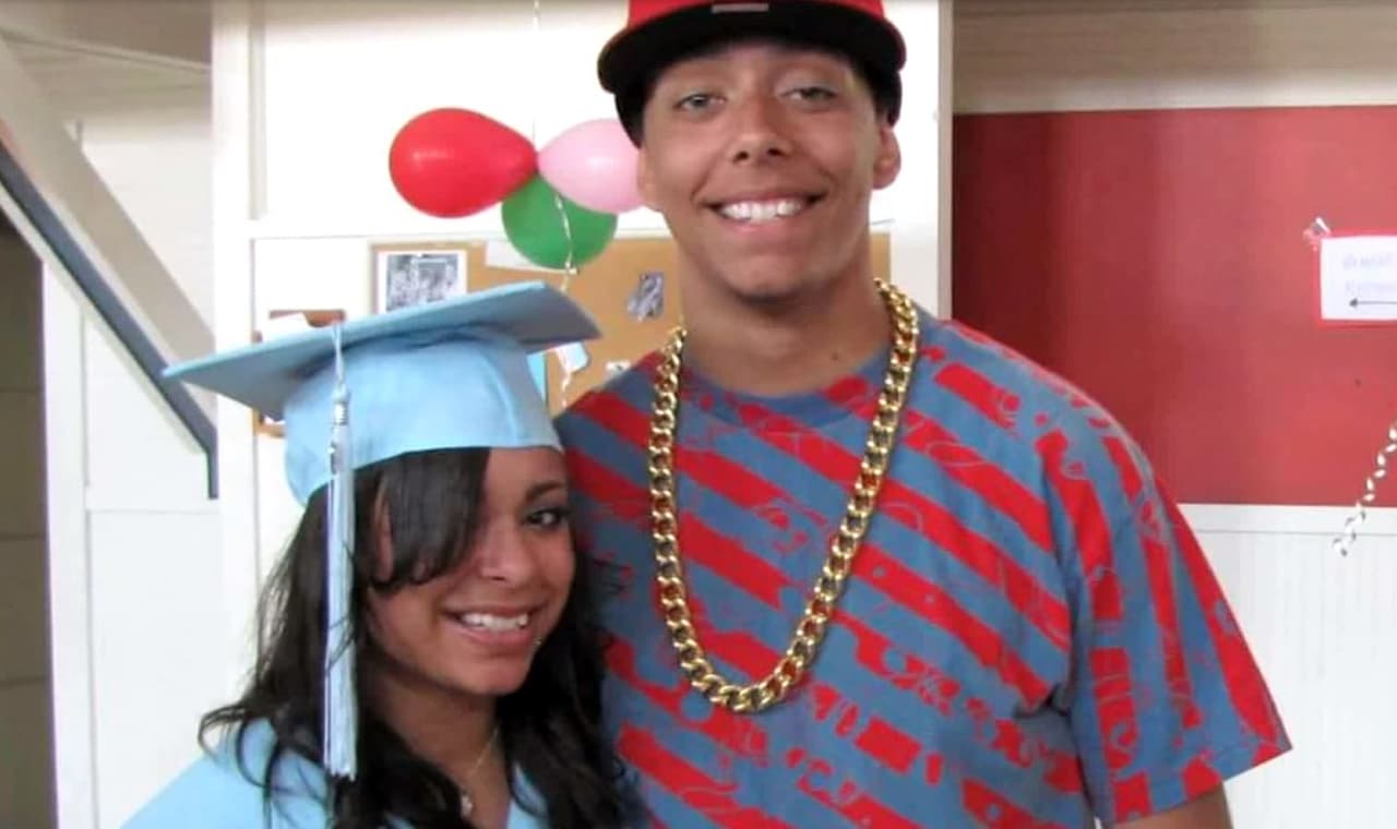 Camile Love y su hermano menor.