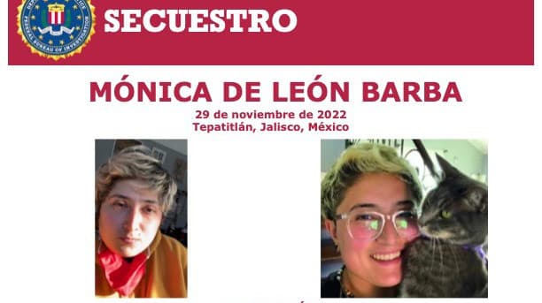 <b>Video.</b> El FBI busca recabar pistas sobre el secuestro de Mónica de León con estas imágenes.