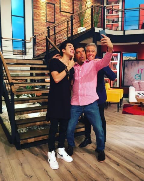 Derroche de alegría. Al 'burro' van Rankin le encantan las selfies.