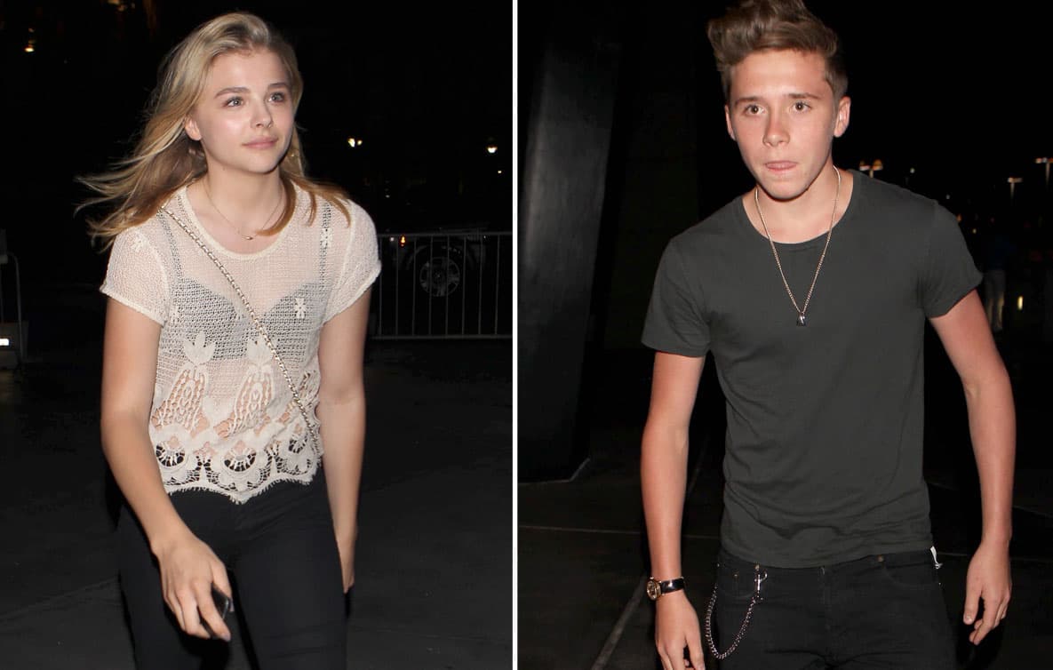 Brooklyn Beckham y Chloë Grace Moretz son 'oficialmente' pareja