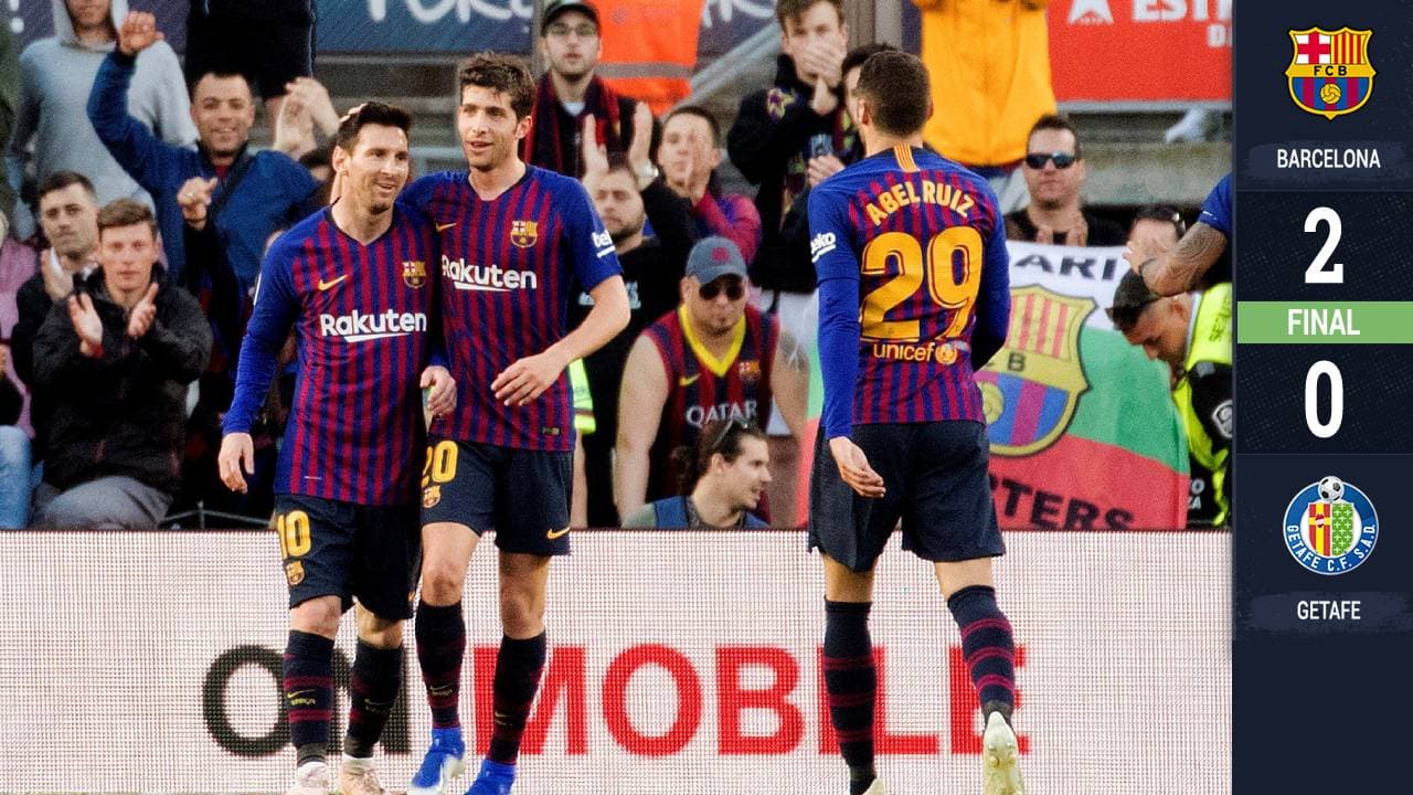¡Bálsamo que poco alivia! Barcelona reencuentra el triunfo en la Liga, aunque ya la tiene ganada