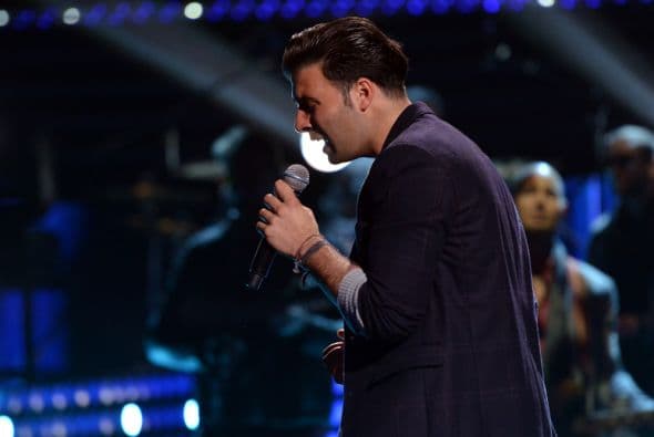 Jencarlos entró en confianza y se sintió como si ya fuera la noche de Premio Lo Nuestro.