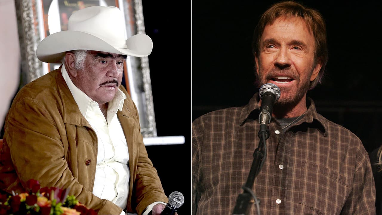 Chuck Norris, por su lado, además de actor de películas de acción, fue también militar y campeón mundial de karate.