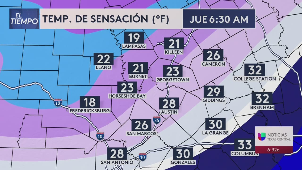 Se espera un día parcialmente nublado y cálido, pero el clima templado se detendrá abruptamente con la llegada de un fuerte frente frío a última hora de la tarde y a primera hora de la noche.