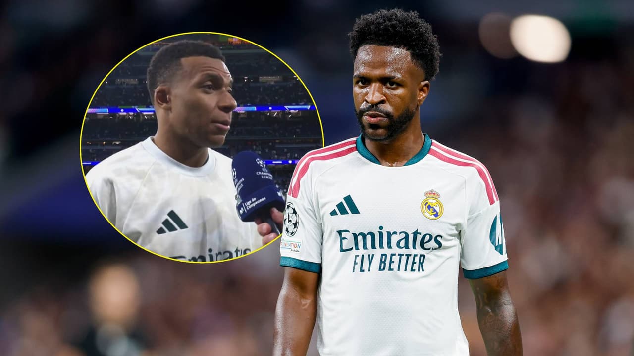 Kylian Mbappé dice que está bien que Vini Jr. se vaya triste al vestidor