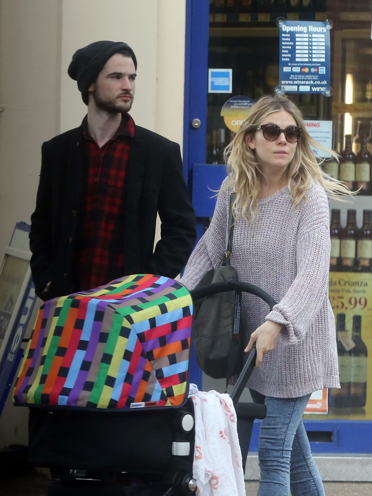 La pareja trabajó en varias campañas para la marca Burberry.