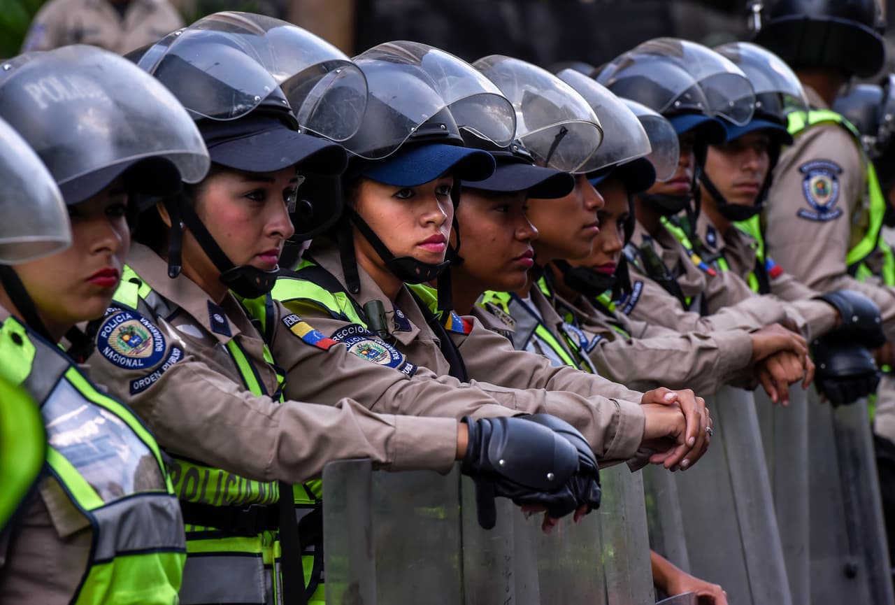 Los policías, víctimas de la violencia en Venezuela
