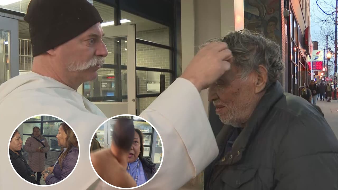 Llevan la traidición del Miércoles de Ceniza a estaciones de la CTA para dar inicio a la cuaresma