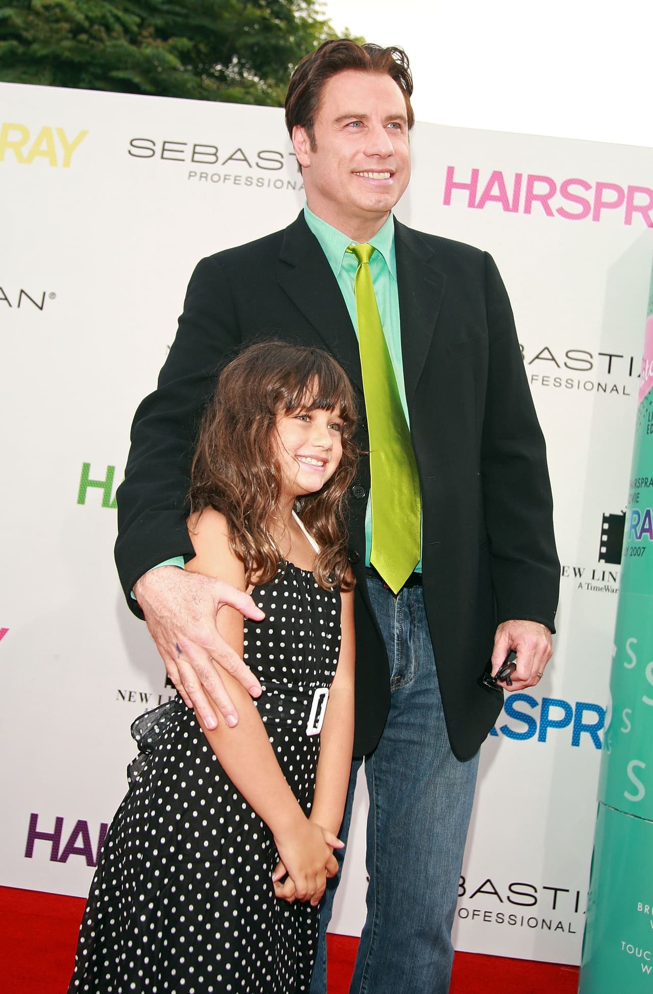 Aunque sólo tenía ocho años, John Travolta hizo que su pequeña hija Ella participara en ‘Old Dogs’.