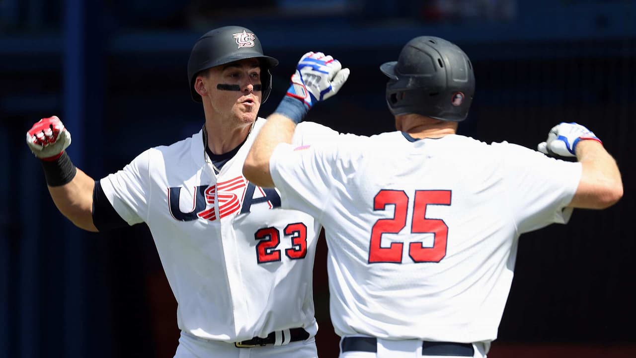 Estados Unidos manda a República Dominicana a pelear bronce de beisbol