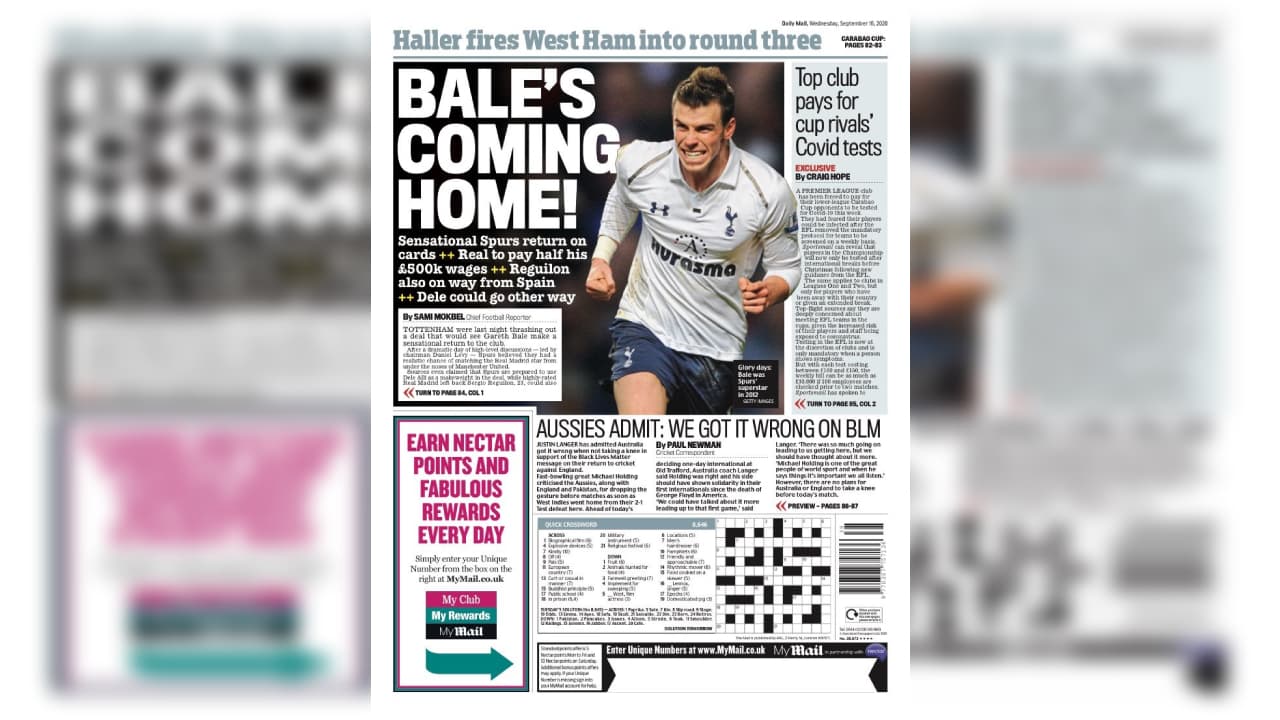 Se sabe que Gareth Bale y no está cómodo en Real Madrid, y Zinedine Zidane ya no cuenta con el galés en su plantilla, por lo que mucas personas ven muy posible el regreso del delantero al Tottenham.