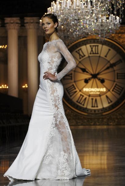 Durante la pasarela vimos vestidos un poco más atrevidos.