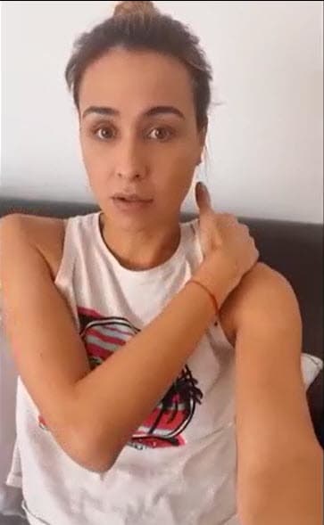 Aún así, se las ingeniaron para poder festejarla, siguiendo los protocolos de higiene para no contagiarla. 
<br>