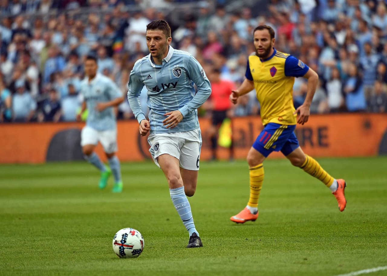 Ilie Sánchez, jugador de Sporting Kansas City