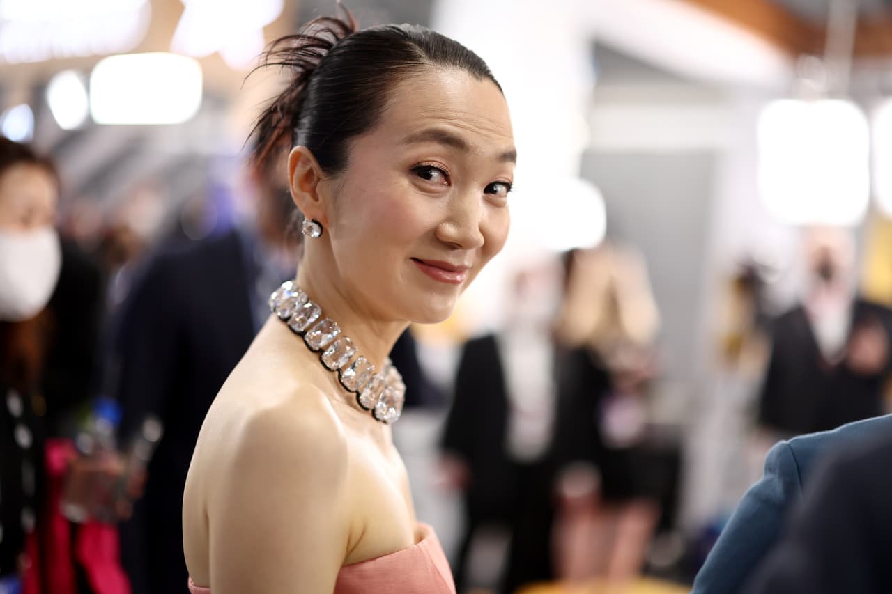 Kim Joo-ryeong fue una de las estrellas de ‘El juego del calamar’ que asistió a la gala.