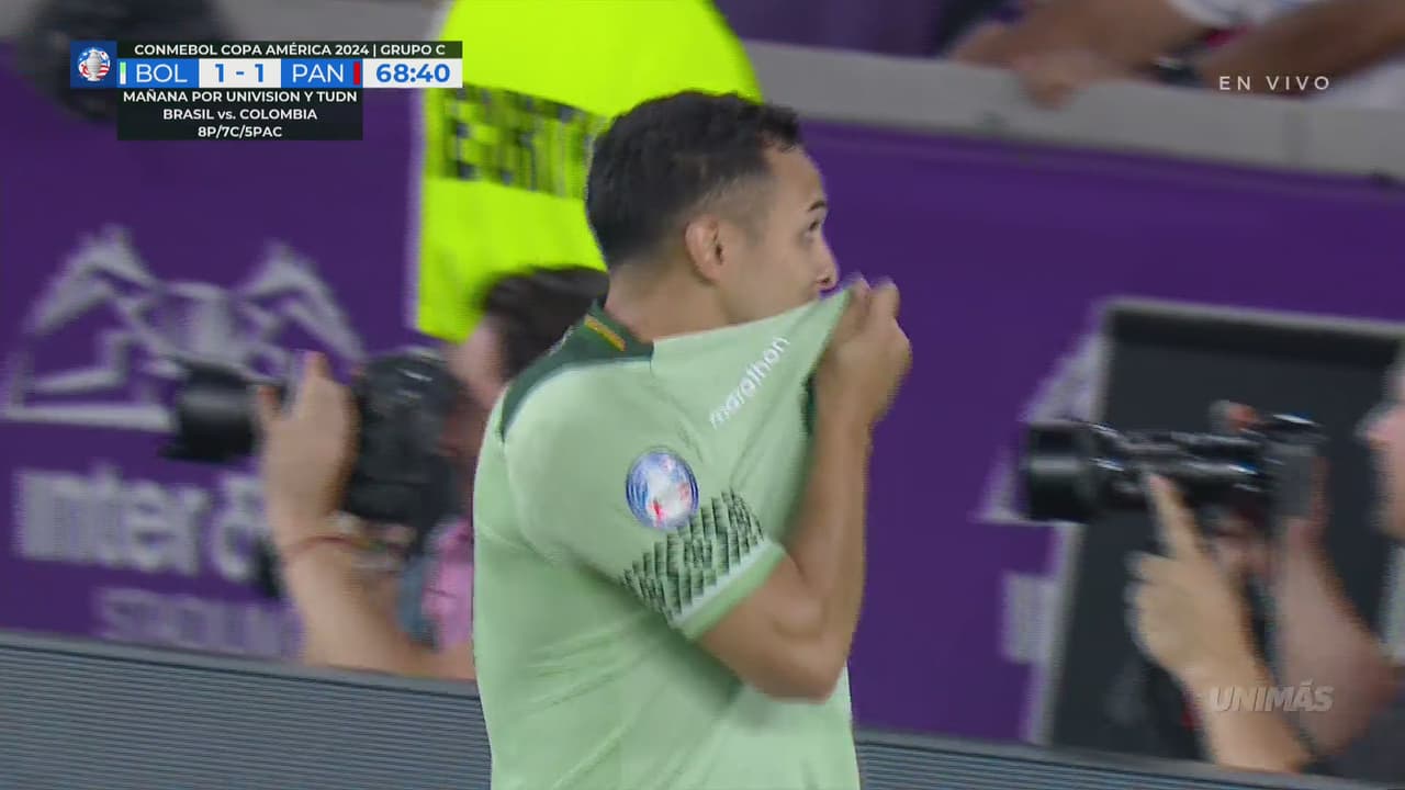 ¡Ningún lamento boliviano! Miranda anota el 1-1 para Bolivia