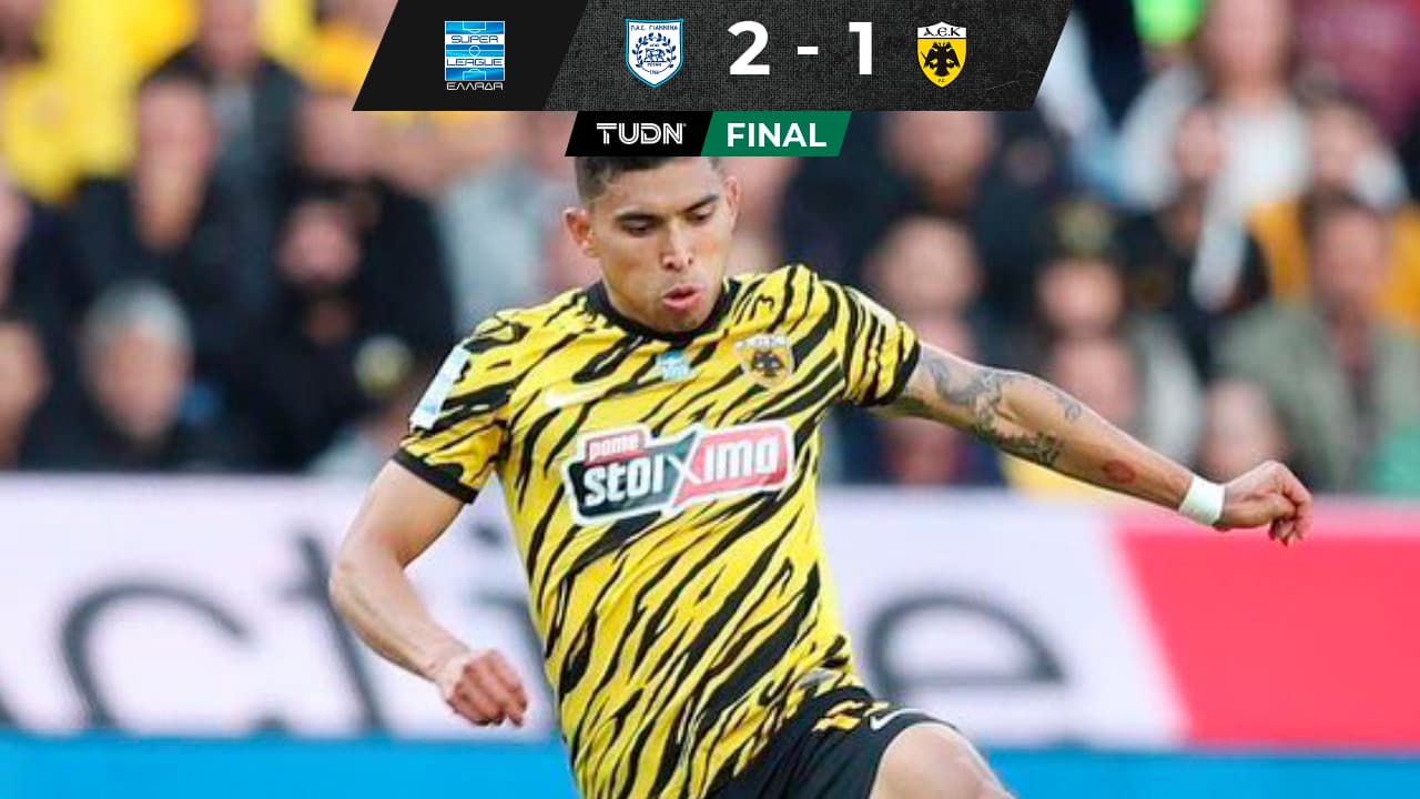 Orbelín Pineda asiste en derrota del AEK Atenas ante el PAS Giannina