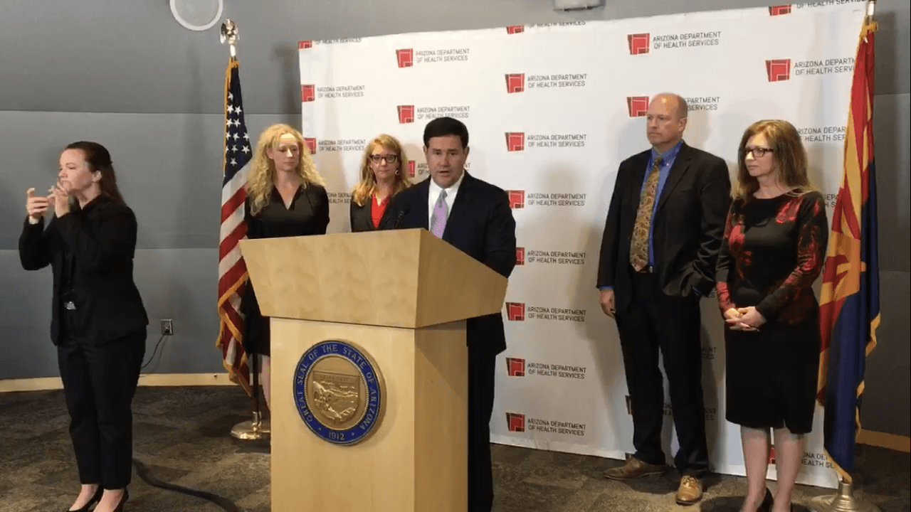 El gobernador Ducey declara emergencia de salud pública en Arizona por coronavirus