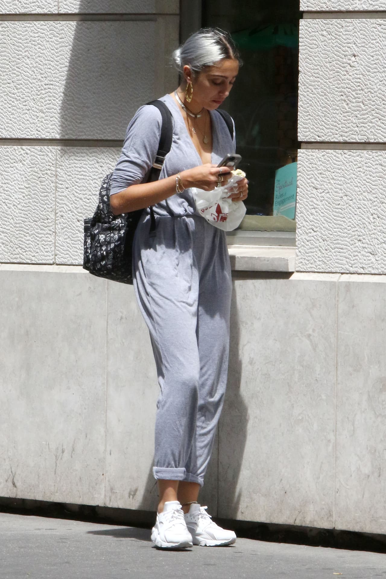 Ella ha participado en las obras de su escuela, como Grease. También tuvo la oportunidad de cantar como backup en el álbum de Madonna MDNA.