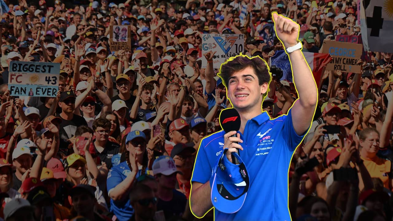 Colapinto activa su modo Mundial y enseña cánticos argentinos a Antonelli