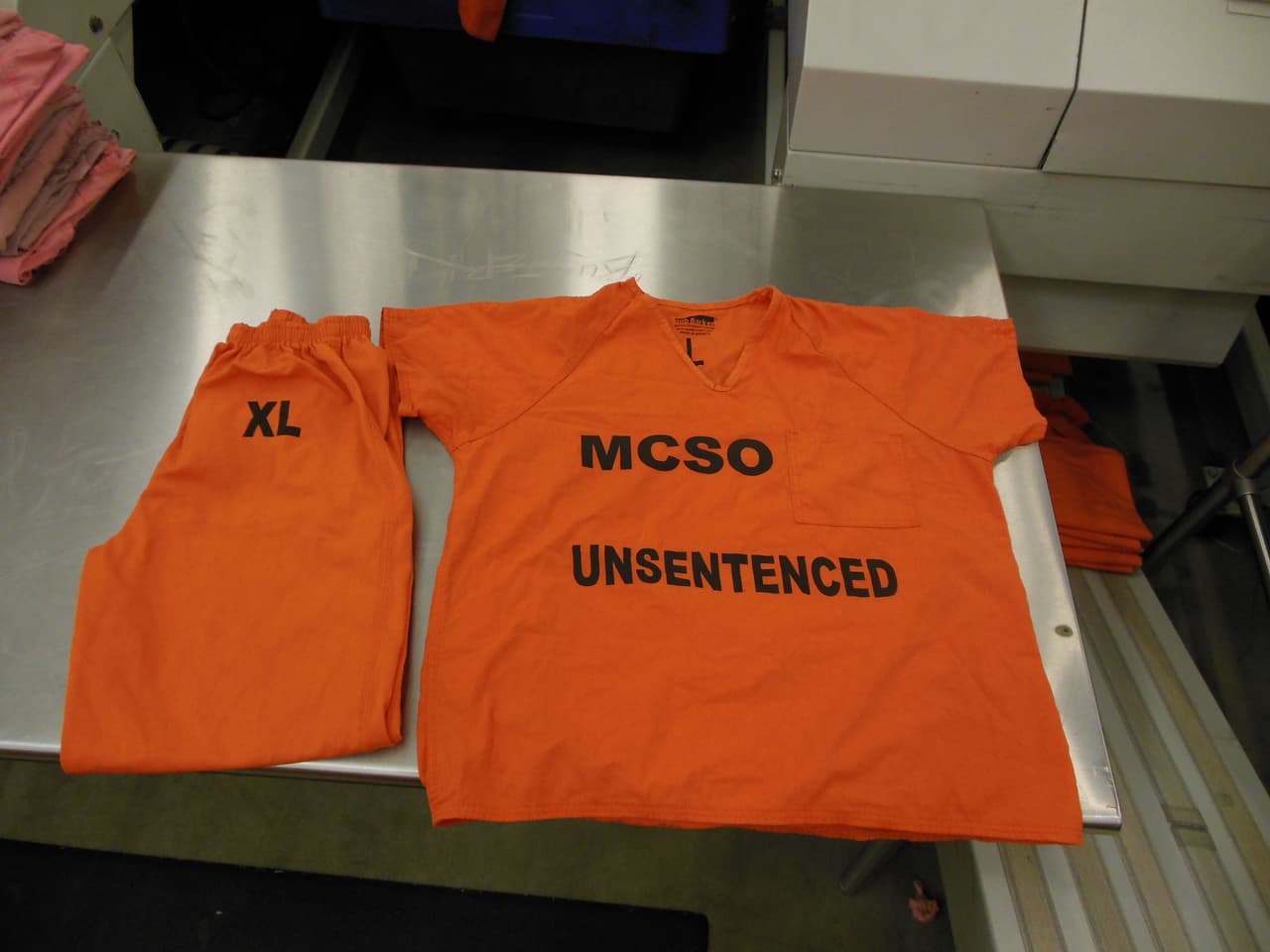 Un uniforme para un preso no sentenciado del condado Maricopa./MCSO.