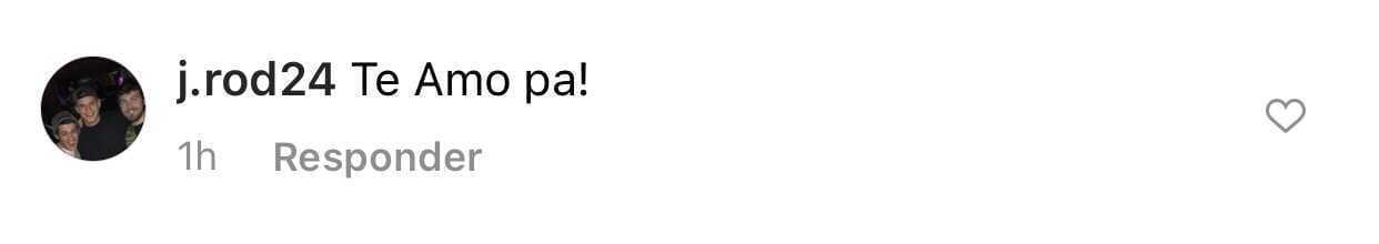 El hijo de ambos artistas agradeció los mensajes que recibió por parte de ellos. 
<br>