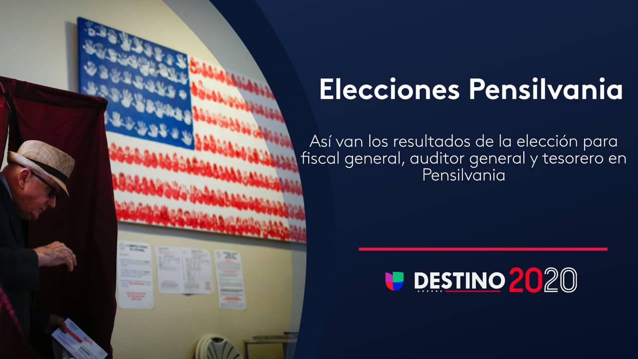 Así van los resultados de la elección para fiscal general, auditor general y tesorero en Pensilvania