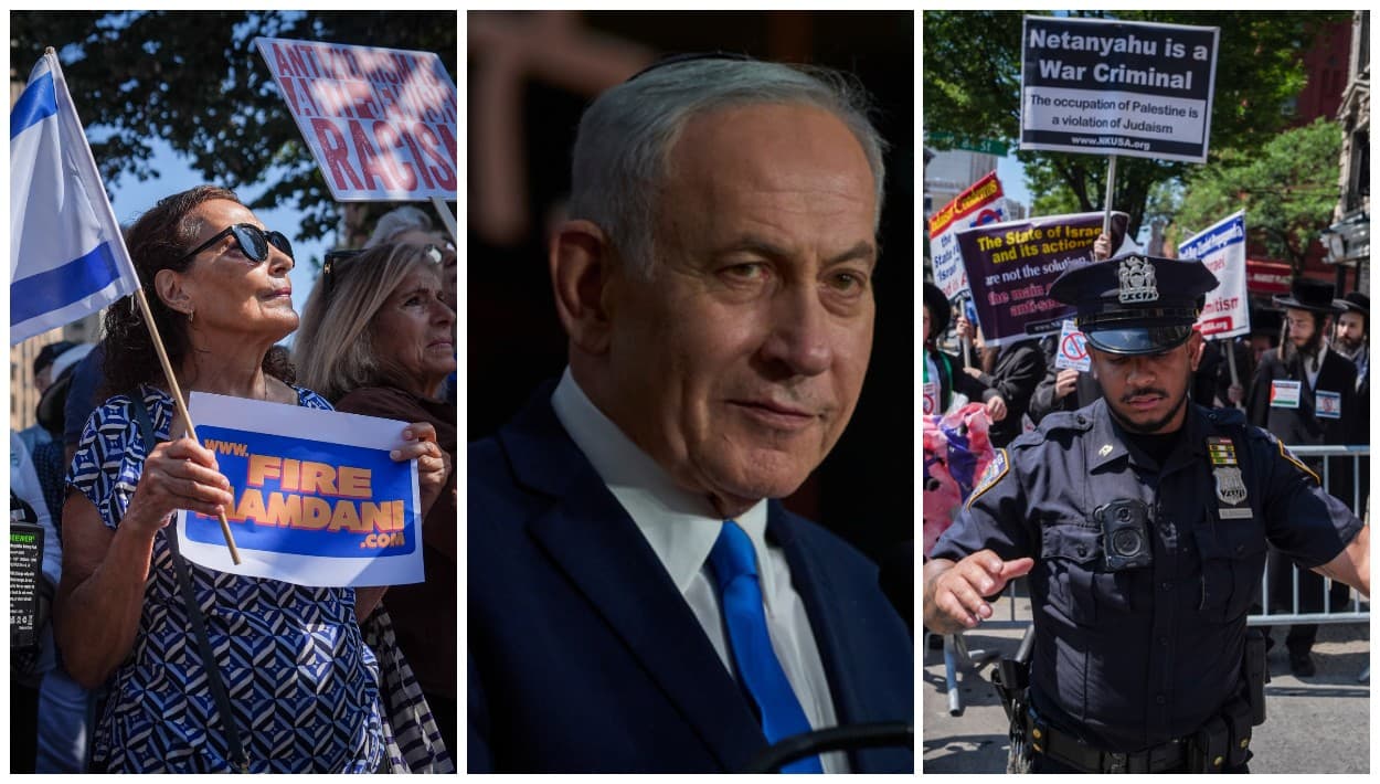 En el Upper West Side, en Manhattan, decenas de personas se congregaron el domingo, 26 de julio, para 
<b>exigir la renuncia del alcalde de Nueva York, Zohran Mamdani</b>. 
<br>
<br>¿Por qué? Entienden que al exigir el 
<b><a href="https://www.univision.com/local/nueva-york-wxtv/mamdani-dice-que-netanyahu-no-es-bienvenido-en-nyc-y-pide-al-gobierno-trump-que-lo-arreste-video" target="_blank">arresto del primer ministro de Israel, Benjamin Netanyahu</a></b>, el funcionario 
<b>musulmán</b> fomenta 
<b>división</b>, 
<b>violencia</b> y 
<b>miedo</b> 
<b>entre los judíos residentes en la ciudad de Nueva York</b>.