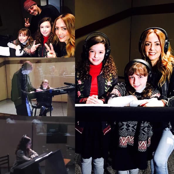 Andrea Legarreta cumplió uno de sus sueños acompañada de sus hijas; nuestra conductora siempre había deseado hacer doblaje,