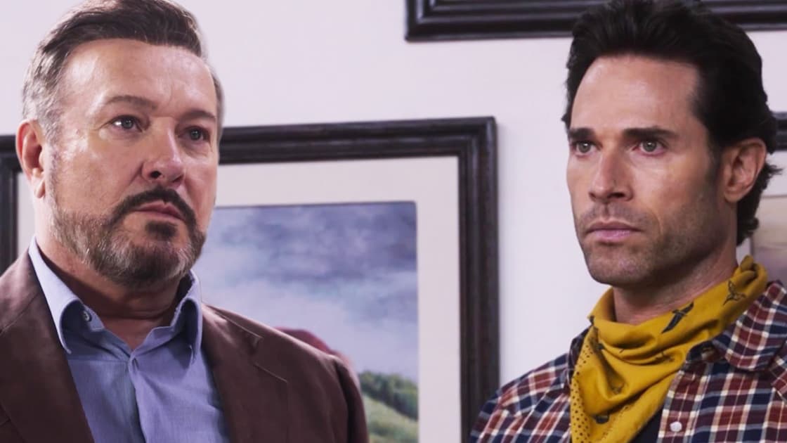 Renato traiciona a Gustavo para defender a Bárbara | Mi Rival | Capítulo 20