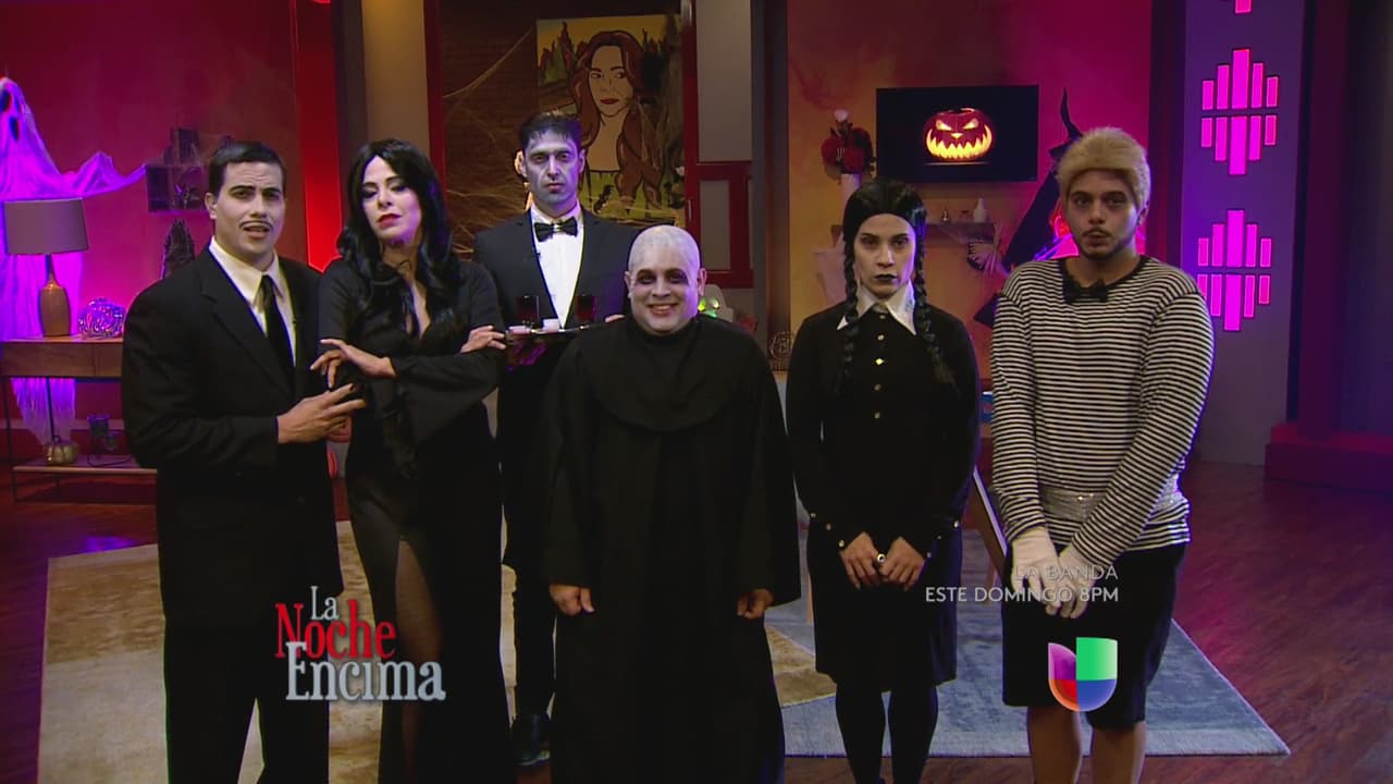 Elenco de “La Noche Encima” celebra Halloween vestido como personajes de “La Familia Addams”