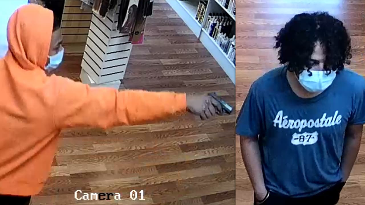 Buscan a hispanos acusados de robar con pistola un local en Norcross