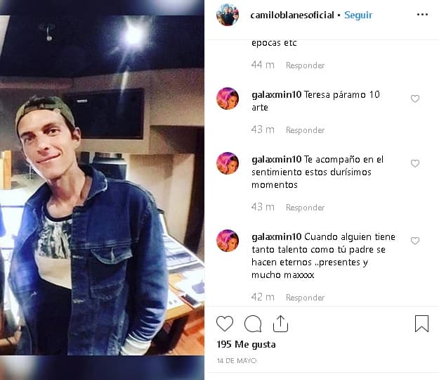 Camilo Blanes, el hijo que el intérprete de 
<b><a href="https://www.youtube.com/watch?v=-sFyAQyt6sc" target="_blank">'Perdóname'</a></b> procreó con Lourdes Ornelas, recibió la noticia en México, en donde reside actualmente. De acuerdo a reportes periodísticos, Blanes viajó a España el domingo.