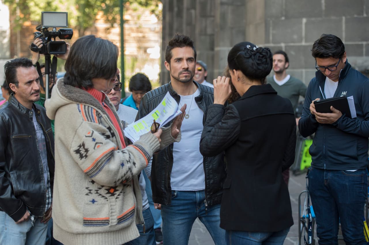 Los actotes estuvieron muy atentos a todas las indicaciones.