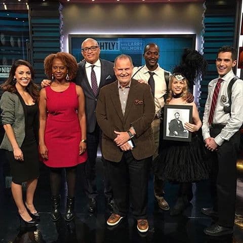 Y también aprovechó para hacer una aparición en la televisión anglosajona.