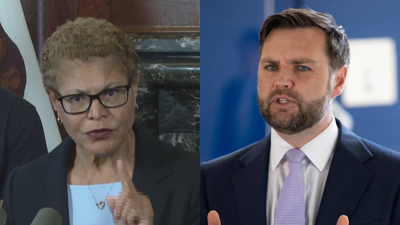 Alcaldesa de Los Ángeles responde a señalamientos de JD Vance en su visita a la ciudad