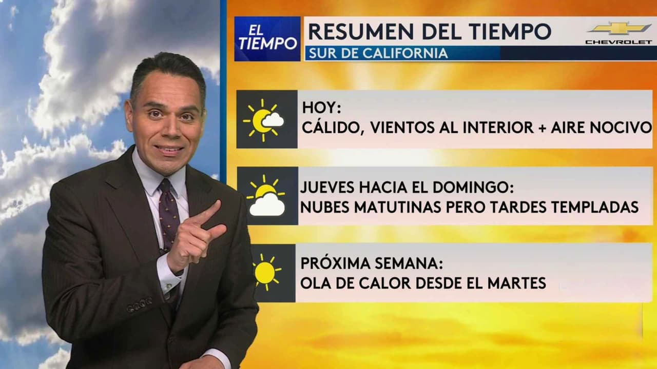 Pronóstico del tiempo hoy en Los Ángeles: Día cálido con vientos; el termómetro alcanzará 79 °F