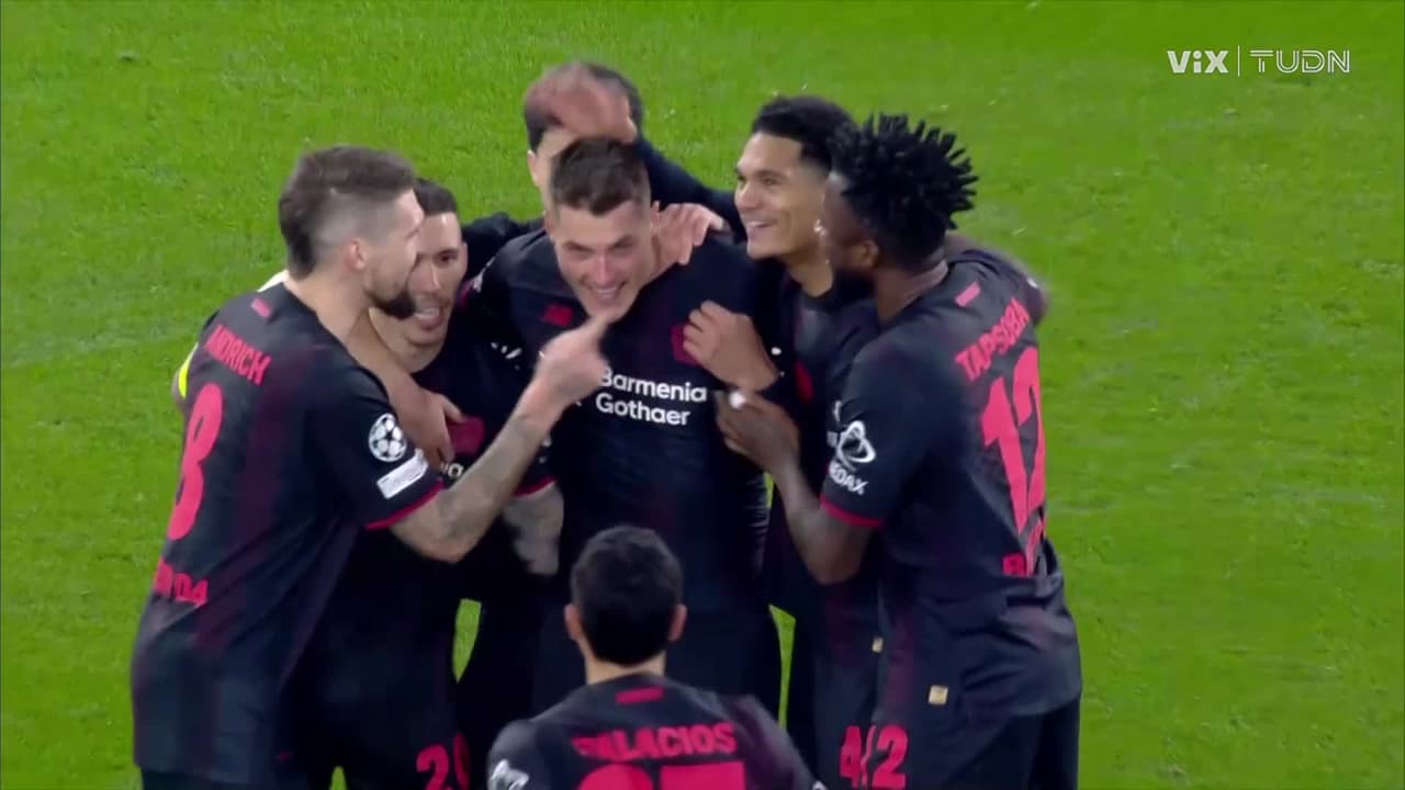 ¡Doblete en tres minutos! Schick firma el segundo y el Leverkusen amplía la ventaja