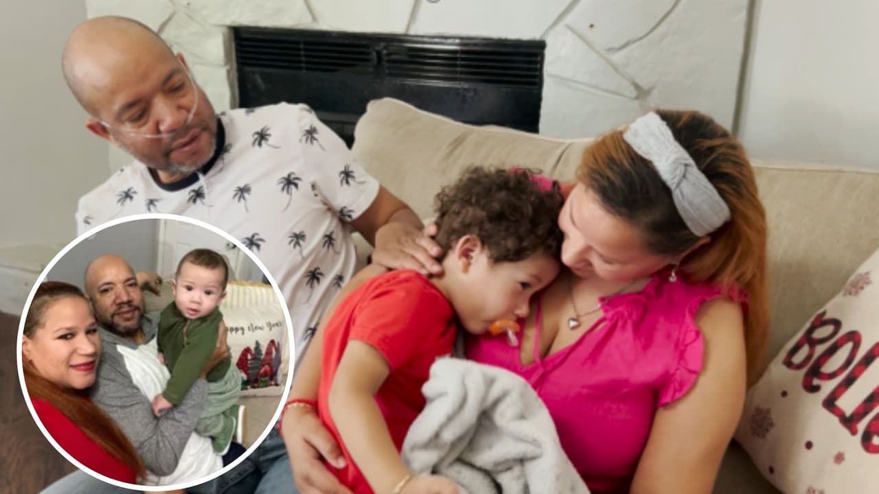"Quisiera volver a cargar a mi hijo": Padre hispano necesita trasplante doble de pulmón para seguir viviendo 
