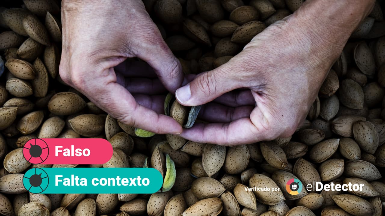 Las almendras NO causan la sequía en California (aunque sí necesitan mucha agua)