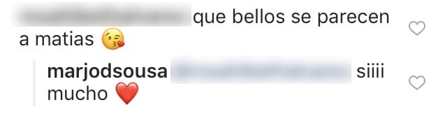 Sus seguidores le comentaron que los mellizos se parecen mucho a su hijo y la actriz coincidió con ellos.