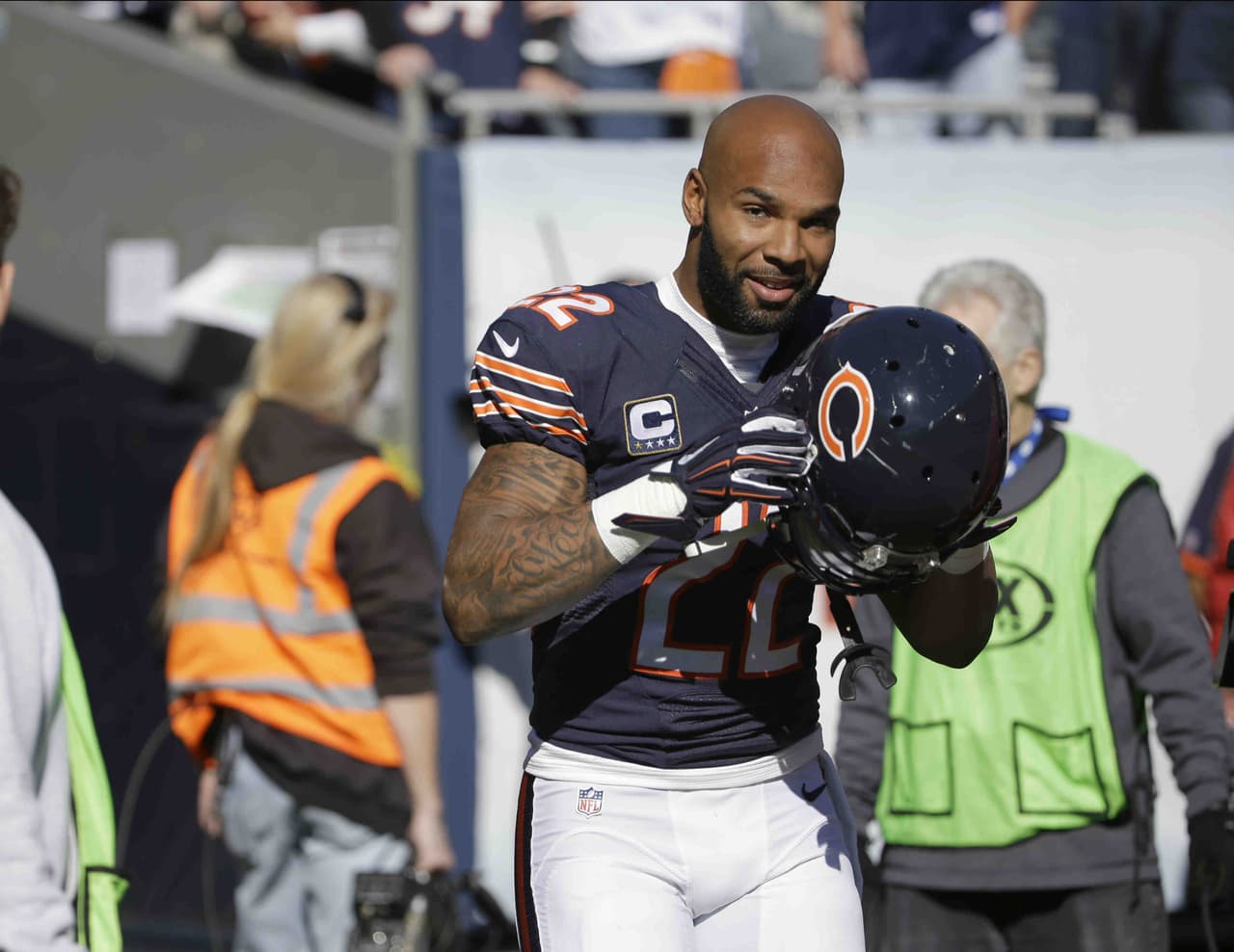 Matt Forte, corredor de los Bears, sufrió esguince de rodilla pero no necesitará cirugía