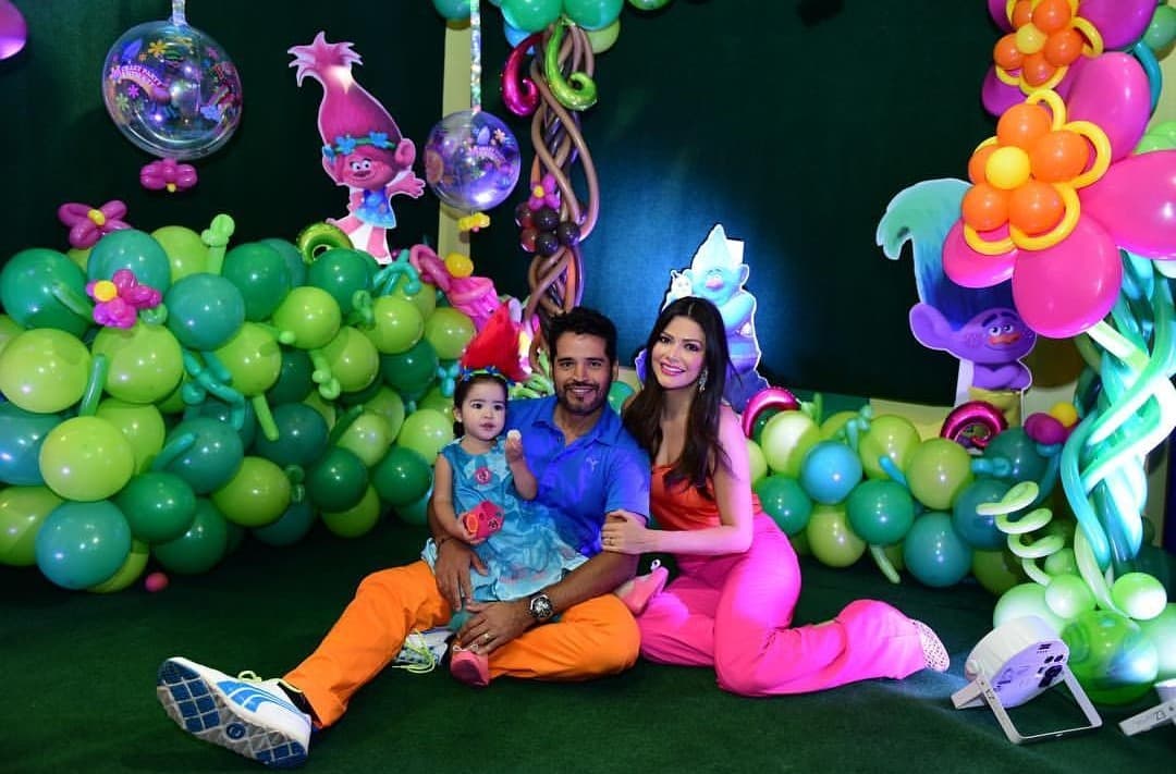 Los festejos de Giulietta han quedado inmortalizados entre fotos y videos, en su segundo cumpleaños disfrutó de una colorida fiesta con sus personajes favoritos en esa etapa: Trolls.