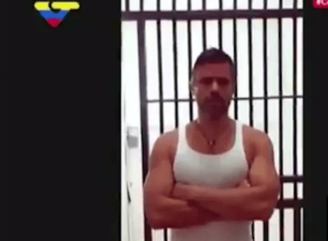 Leopoldo Lopez in jail cell video. May 3, 2017