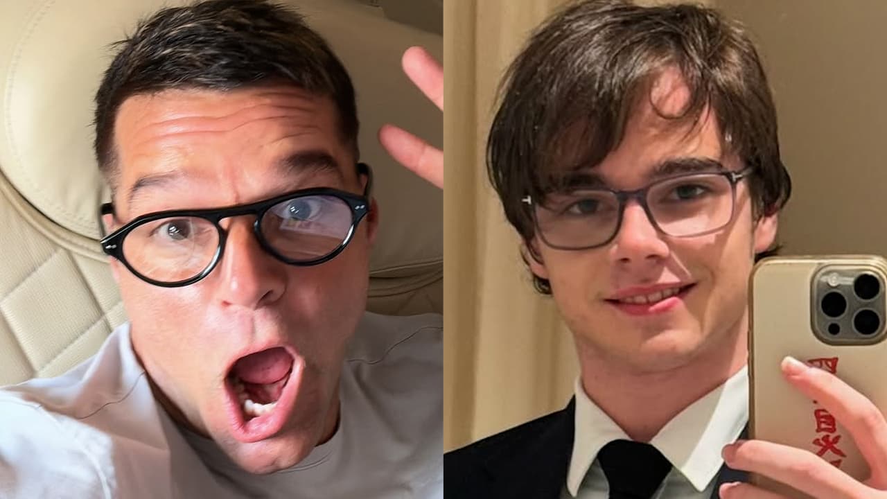 La épica reacción de Ricky Martin al ver a su hijo realizar hazaña extrema: “Mi Valiente”